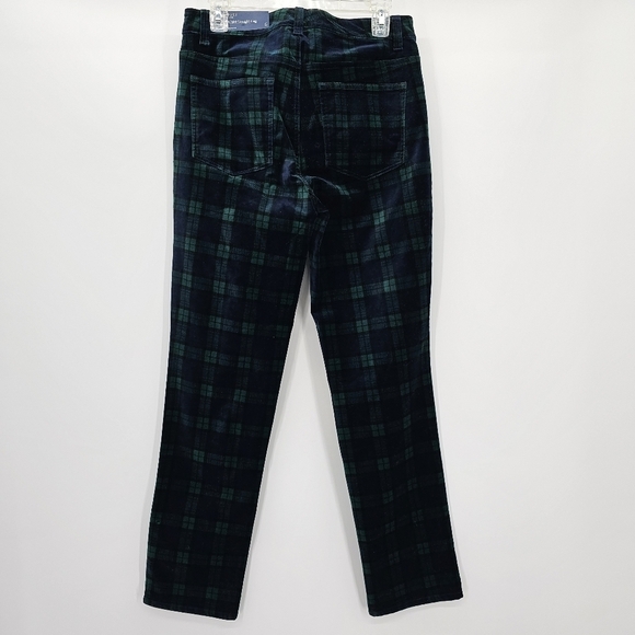 Talbots Flawless plaid high waist straight leg pants new with tags women's 6 - Picture 5 of 13